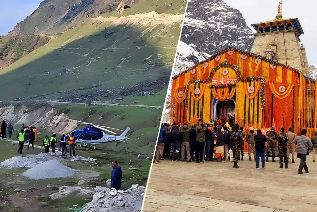 Emergency landing of helicopter in Kedarnath, life of passengers saved due to pilot's intelligence