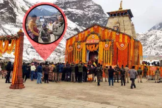 Kedarnath Police took action against smoking ganja in the temple premises, youth fined