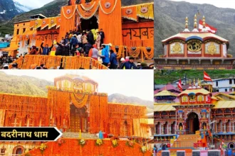 The doors of Badrinath opened today amid drizzling rain, the shrine echoed with the cheers of Badri Vishal