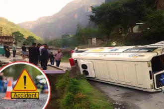 Ambulance accident due to brake failure in Pithoragarh, 5 injured