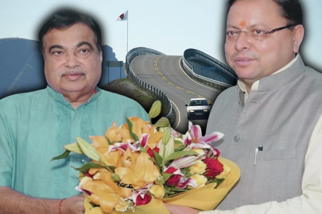 Uttarakhand CM Dhami met Gadkari, now the problem of roads in Mussoorie and Dehradun will be solved