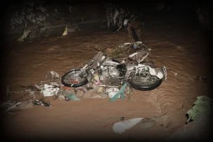 Rain wreaks havoc in Haldwani Bike rider missing after being washed away in drain, 30 houses evacuated due to overflowing of Kalsia drain!