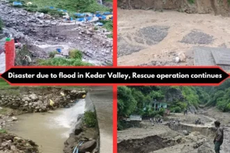 Disaster due to flood in Kedar Valley, rescue of 4000 passengers, 7 dead, 5 missing